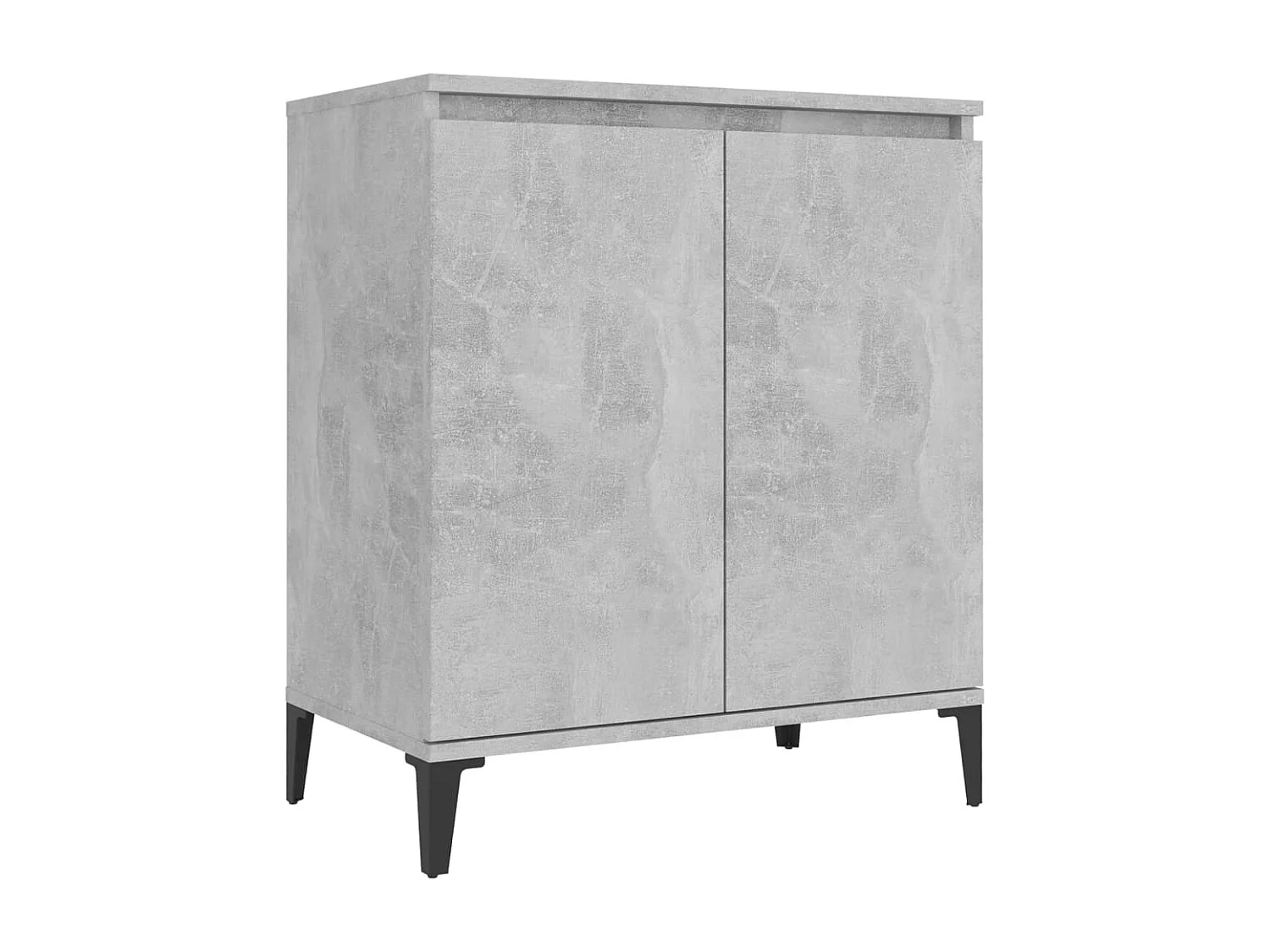 Credenza buffet cassettiera mobile contenitore organizer cucina soggiorno soggiorno 60 x 35 x 70 cm derivati ​​del legno grigio 02_0031972