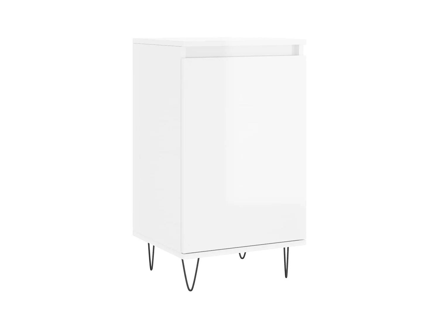 Aparador buffet cómoda armario mueble organizador cocina salón salón juego de 2 brillante 40 x 35 x 70 cm madera contrachapada marrón 02_0036704