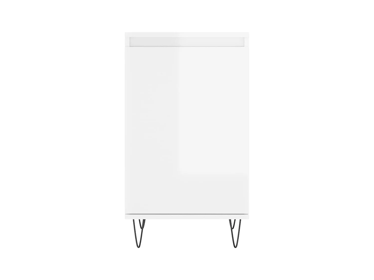 Aparador buffet cómoda armario mueble organizador cocina salón salón juego de 2 brillante 40 x 35 x 70 cm madera contrachapada marrón 02_0036704