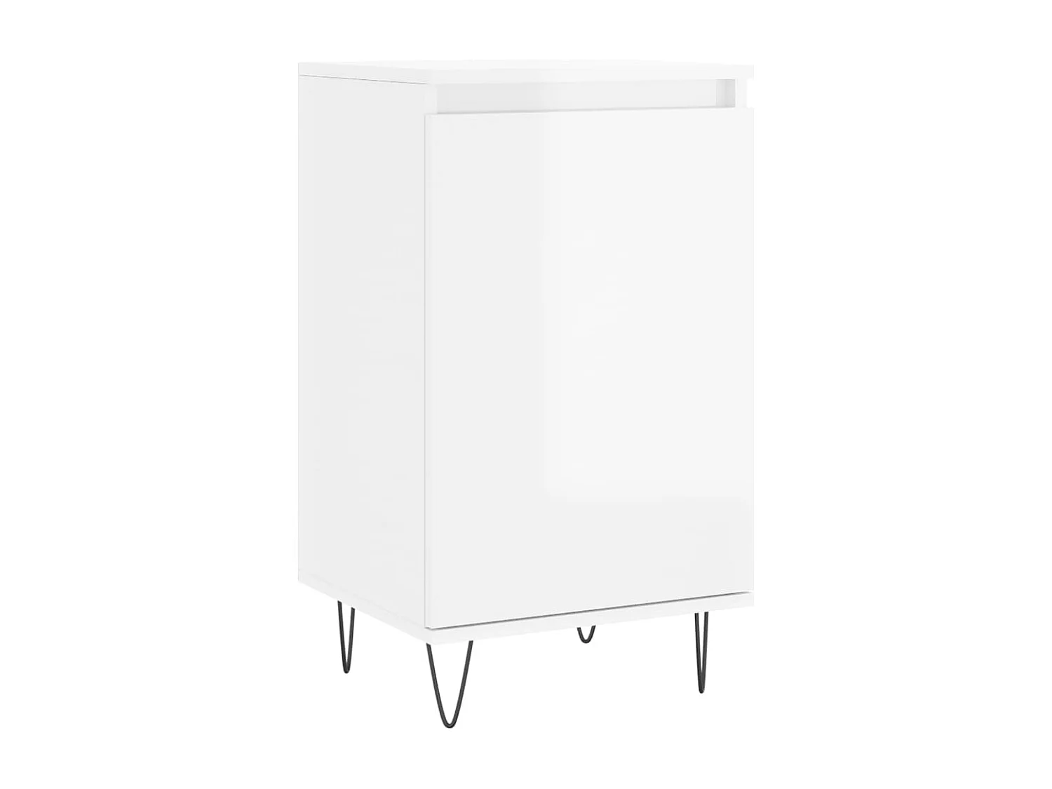 Buffet aparador cômoda armário unidade de arrumação organizador cozinha sala salas conjunto de 2 brilhante 40 x 35 x 70 cm madeira trabalhada marrom 02_0036704