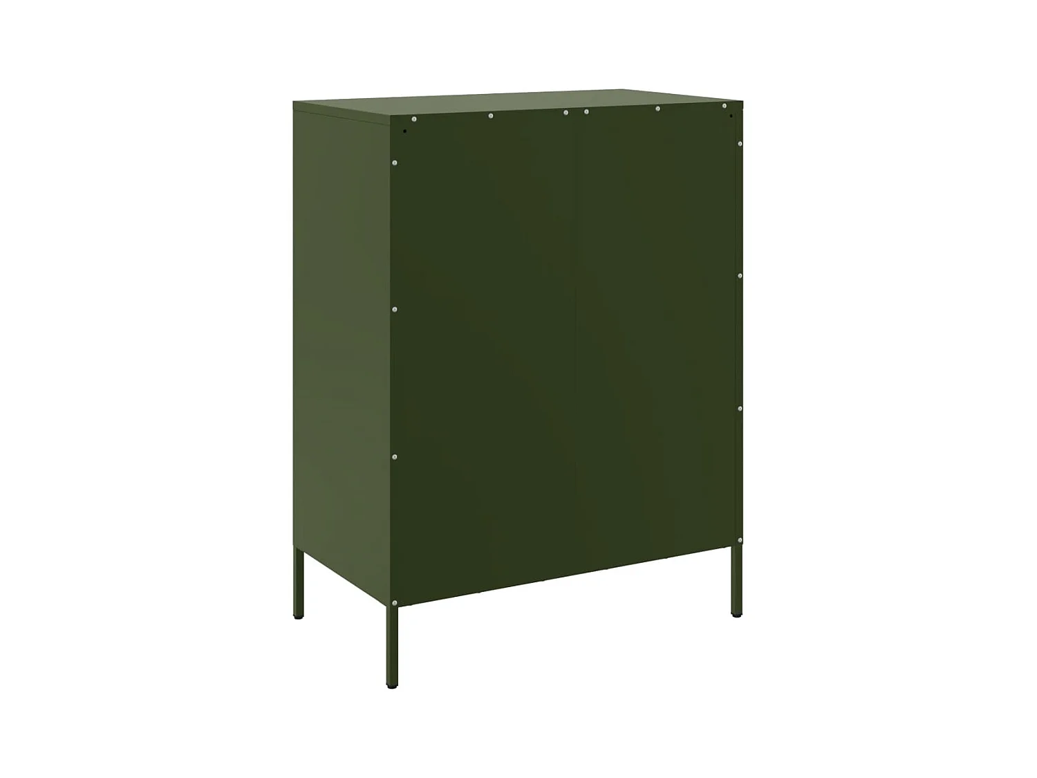 Aparador buffet cômoda armário organizador cozinha sala sala verde oliva 68 x 39 x 89 cm aço verde 02_0036592