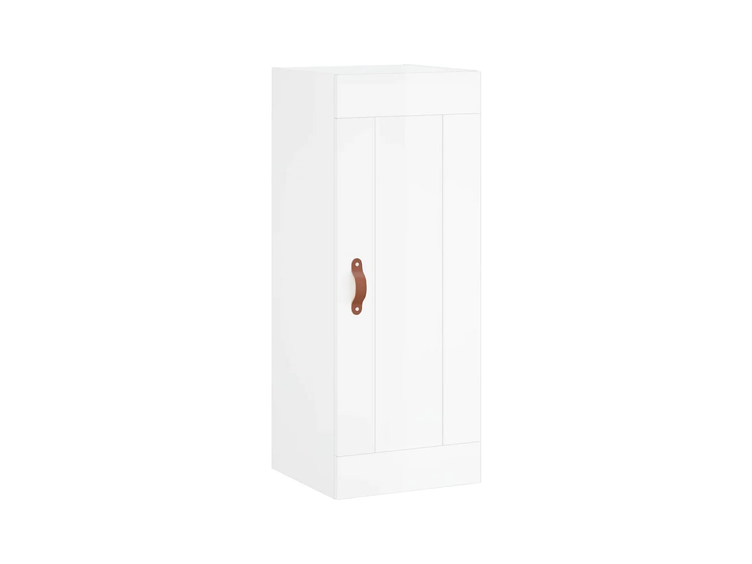 Aparador cômoda armário unidade de armazenamento organizador cozinha sala sala alto brilho 34,5 x 34 x 180 cm madeira trabalhada branca 02_0032930