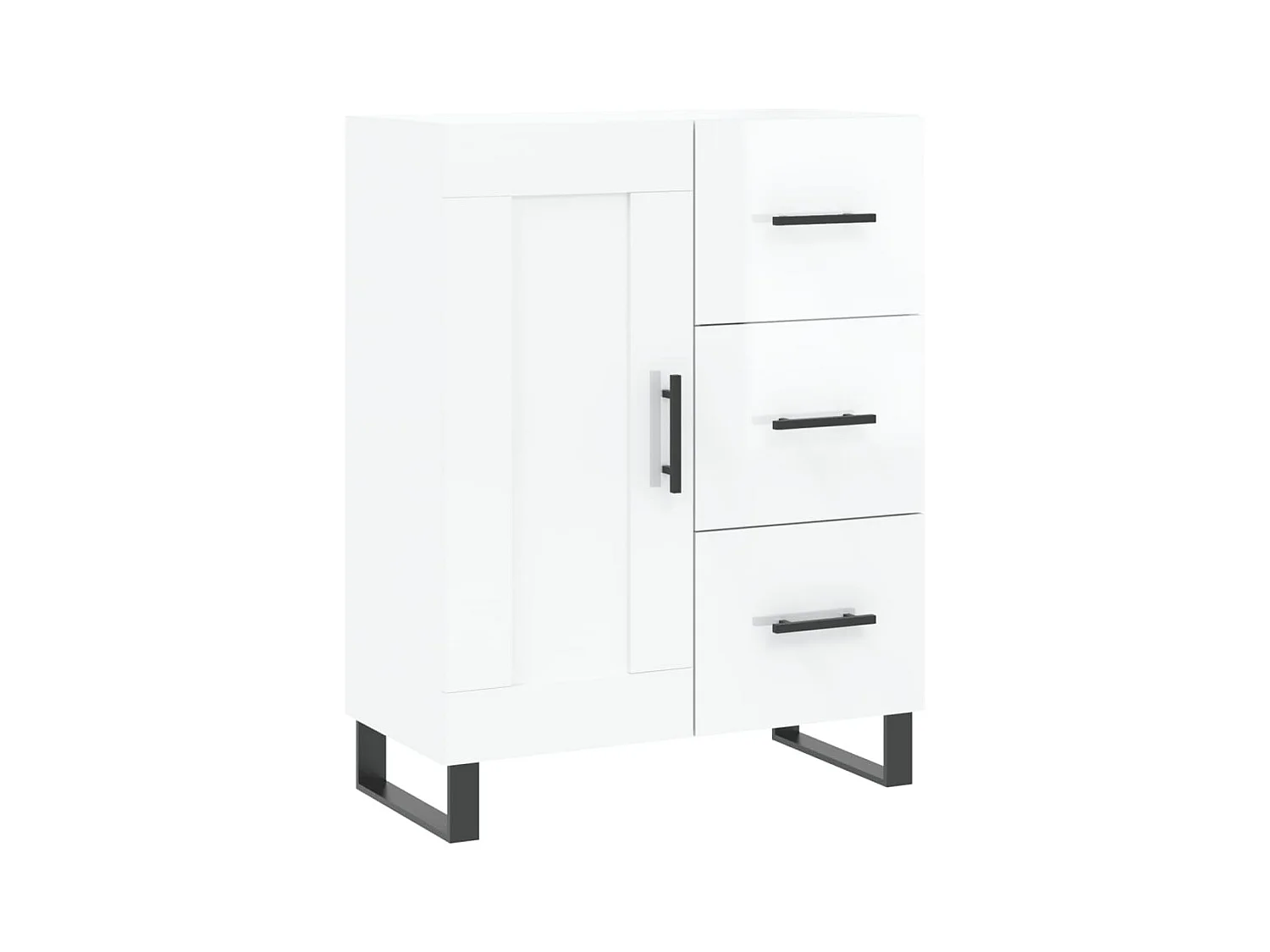 bahut commode armoire bois blanche 69.5 x 34 x 90 cm 02_0030723