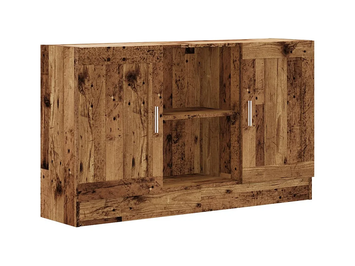 Credenza cassettiera cassettiera mobile contenitore organizer cucina soggiorno soggiorno legno vecchio 120 x 30,5 x 70 cm derivati ​​del legno marrone 02_0036599