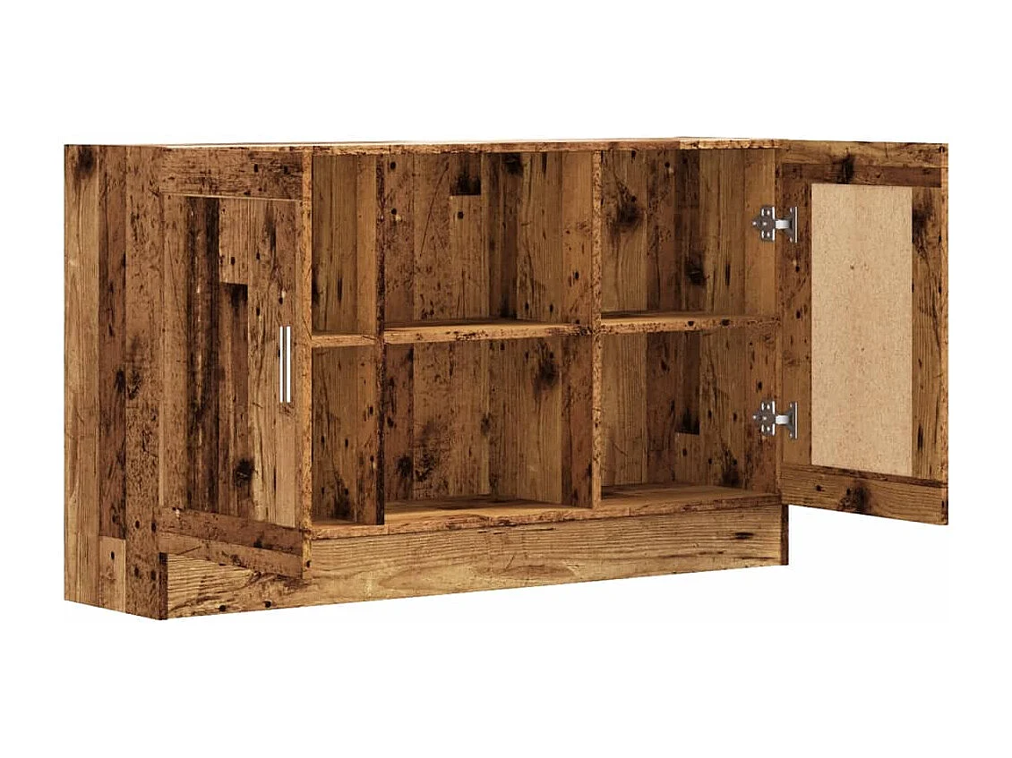 Credenza cassettiera cassettiera mobile contenitore organizer cucina soggiorno soggiorno legno vecchio 120 x 30,5 x 70 cm derivati ​​del legno marrone 02_0036599