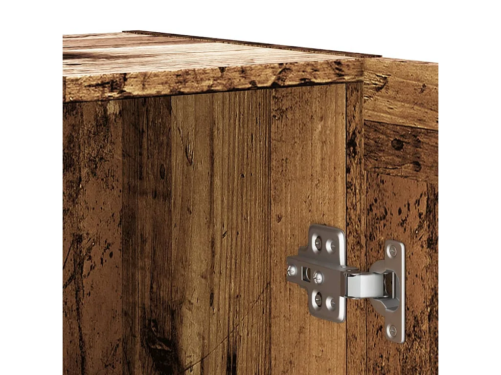 Credenza cassettiera cassettiera mobile contenitore organizer cucina soggiorno soggiorno legno vecchio 120 x 30,5 x 70 cm derivati ​​del legno marrone 02_0036599