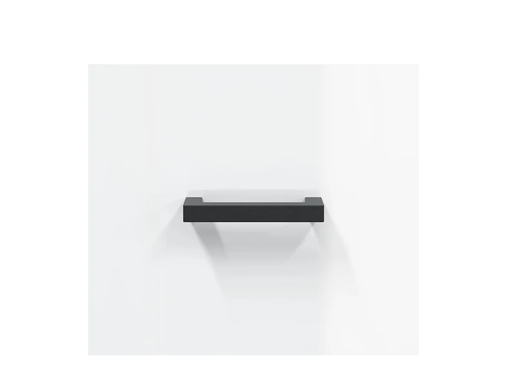 Credenza buffet cassettiera mobile contenitore organizer cucina soggiorno lucido 34,5 x 34 x 90 cm derivati ​​del legno bianco 02_0030595