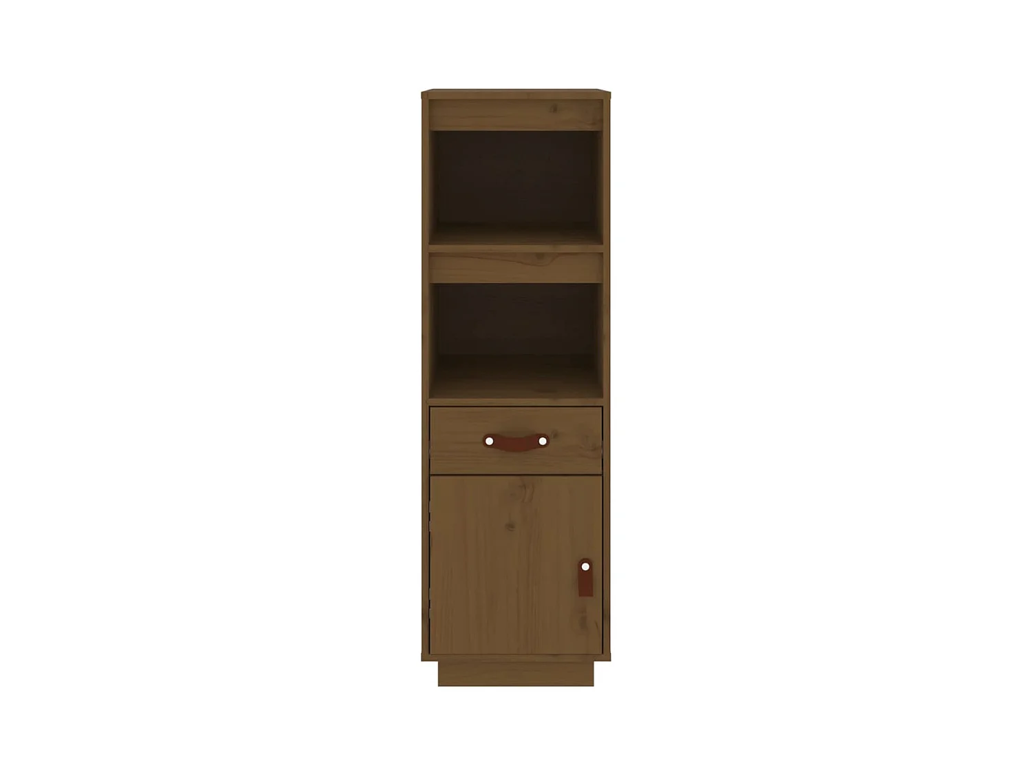 Credenza buffet cassettiera mobile contenitore organizer cucina soggiorno soggiorno alto 34 x 40 x 108,5 cm legno di pino massiccio marrone 02_0034752