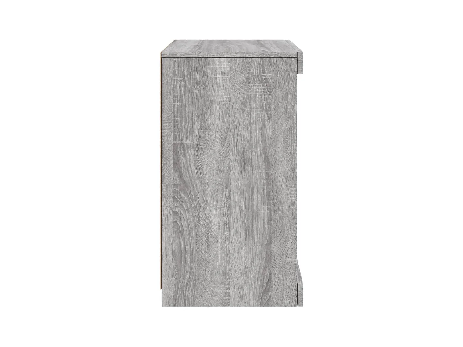 Credenza buffet cassettiera mobile contenitore organizer cucina soggiorno soggiorno con luci a LED Sonoma 41 x 37 x 67 cm grigio 02_0030075