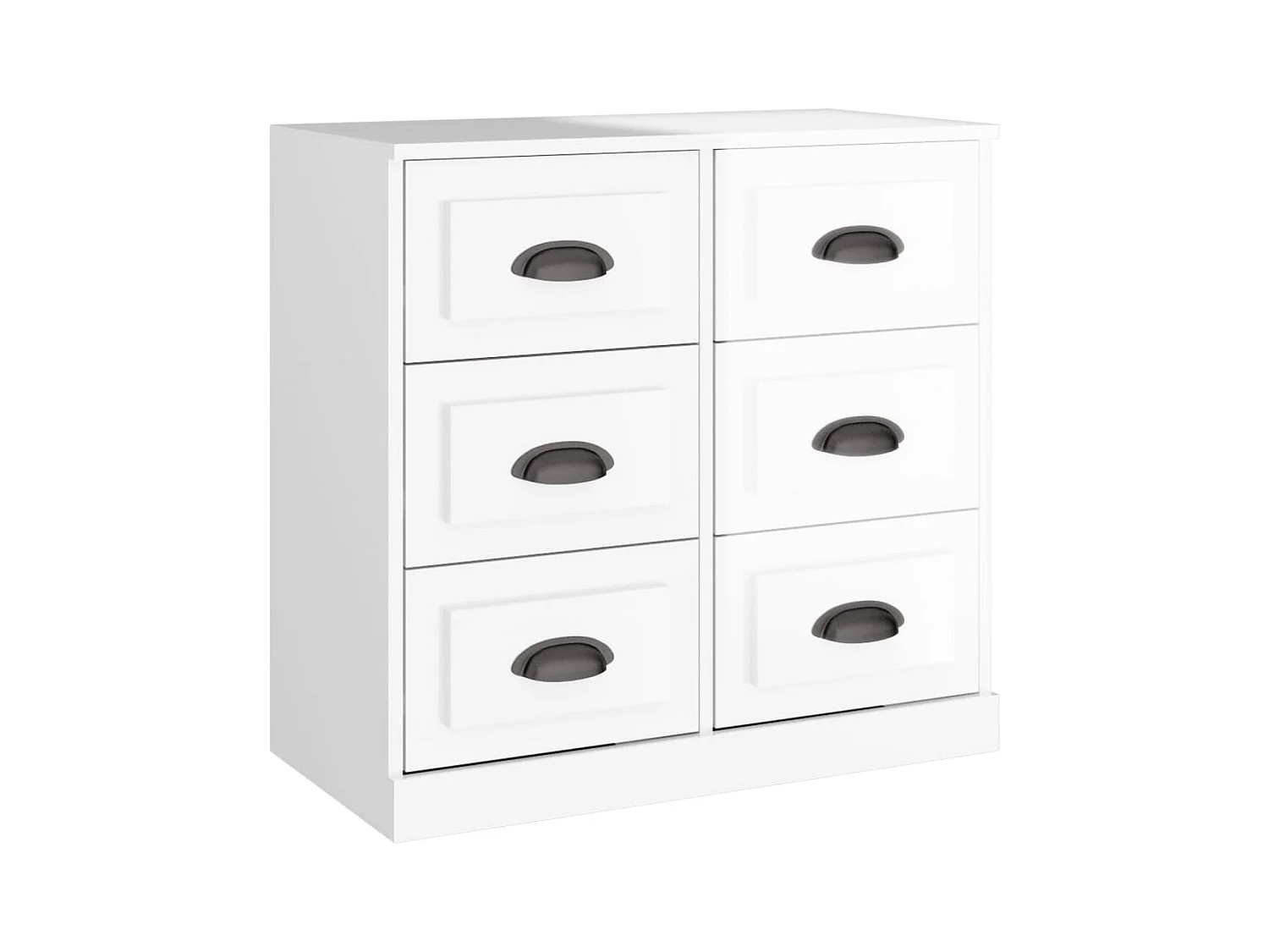 bahut commode armoire bois blanche 70 x 35.5 x 67.5 cm 02_0030760