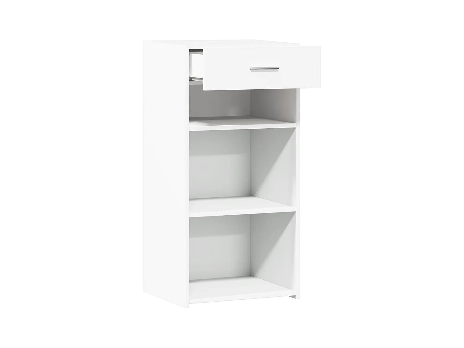 Credenza buffet cassettiera mobile contenitore organizer cucina soggiorno soggiorno 45 x 42,5 x 93 cm derivati ​​del legno bianco 02_0030315