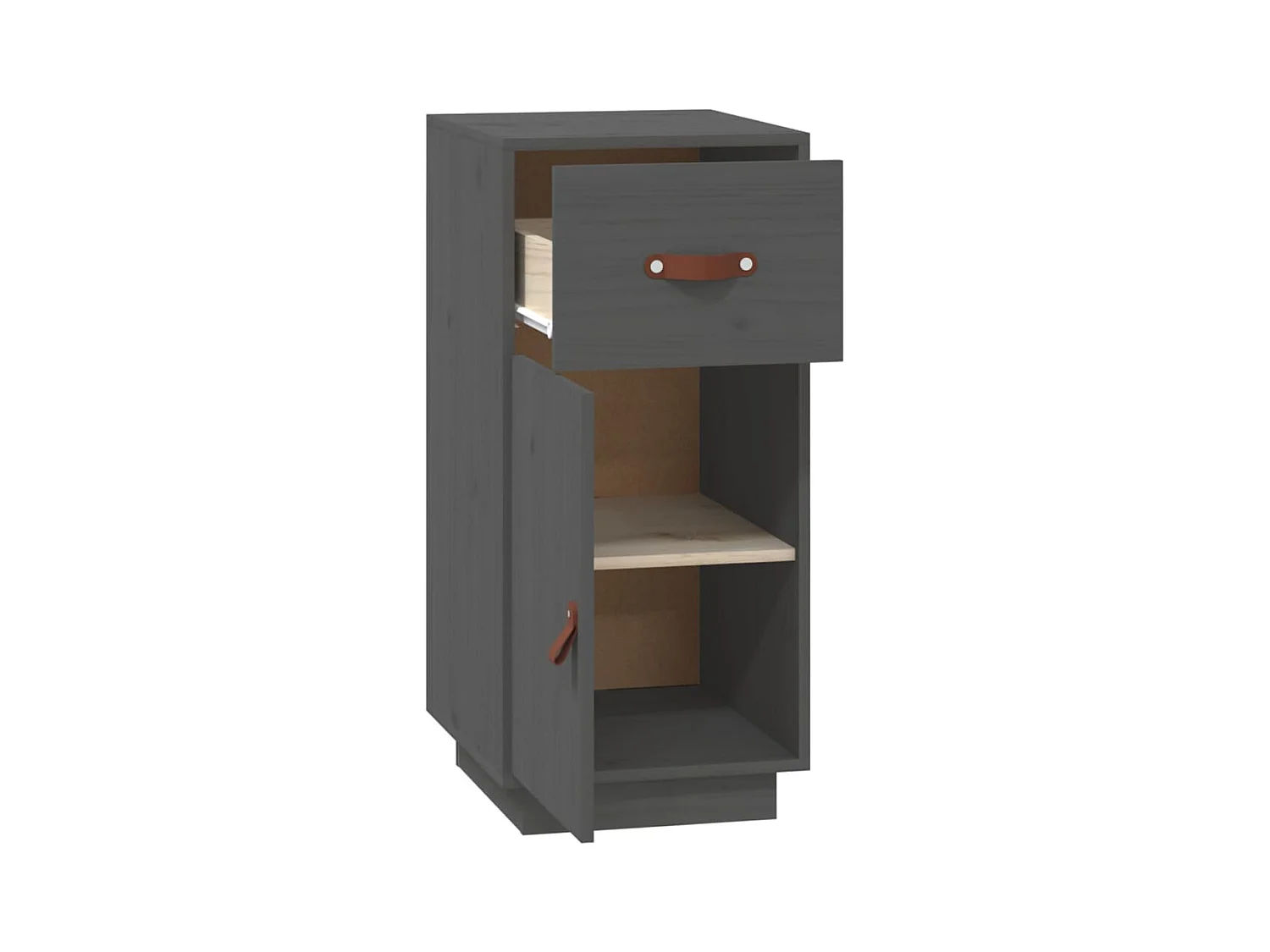 bahut commode armoire bois marron 34 x 40 x 75 cm 02_0031785