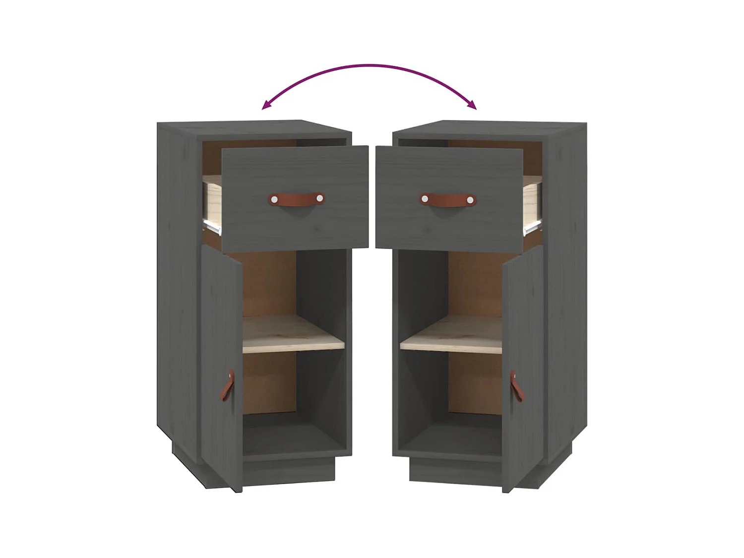 bahut commode armoire bois marron 34 x 40 x 75 cm 02_0031785