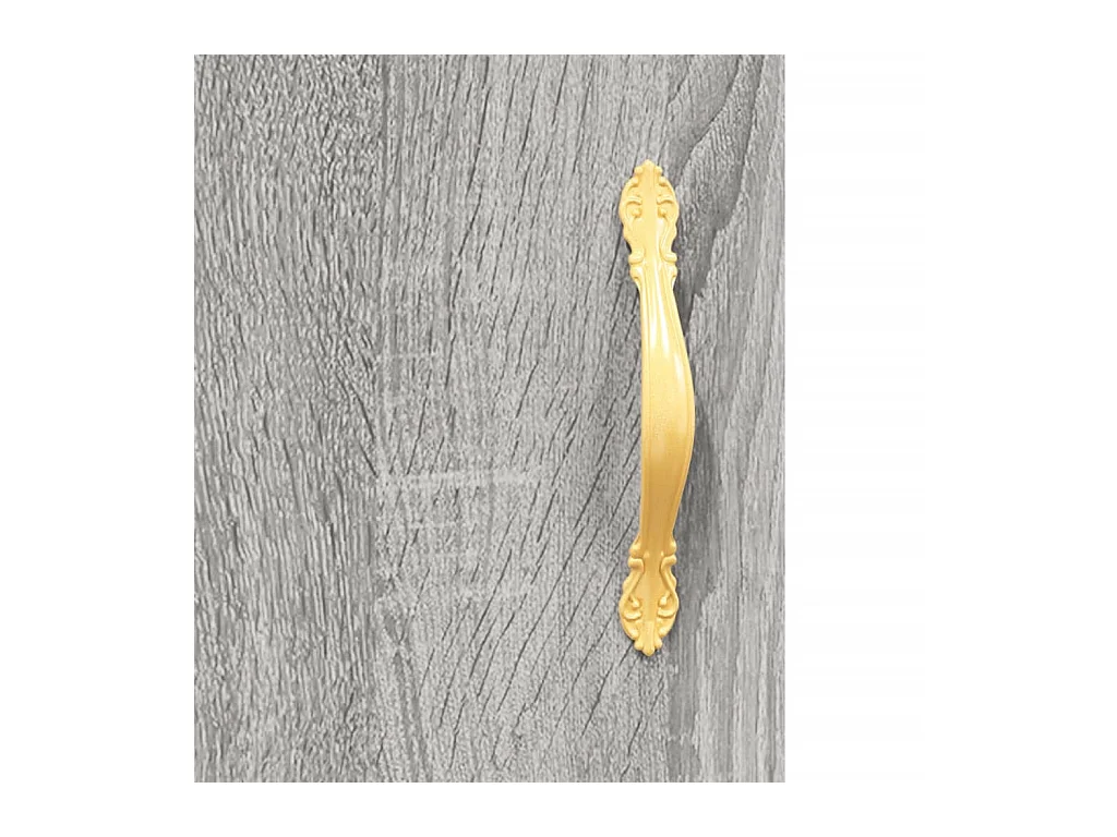 Aparador buffet cómoda armario unidad de almacenamiento organizador cocina salón salón Sonoma 69,5 x 34 x 90 cm madera contrachapada gris 02_0036443