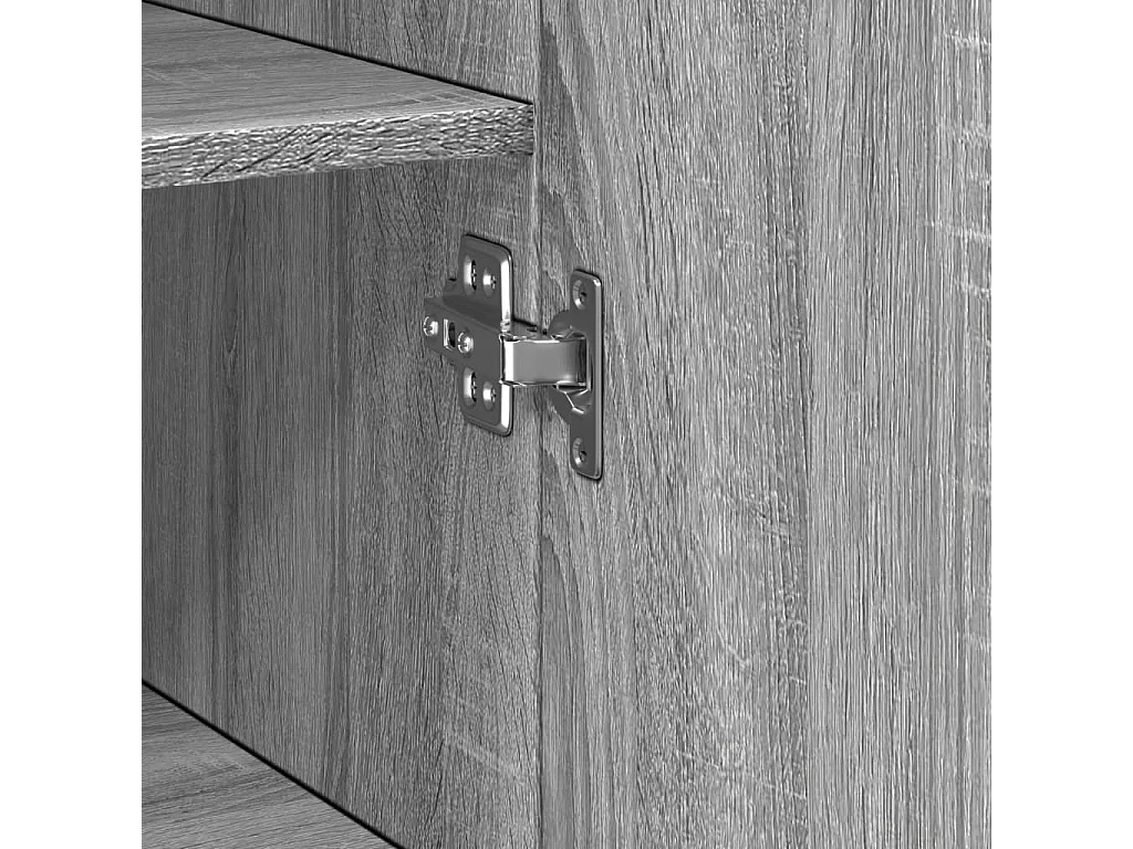 Aparador cómoda cómoda armario mueble organizador cocina salón salón alto Sonoma 40 x 42,5 x 185 cm madera contrachapada gris 02_0035363