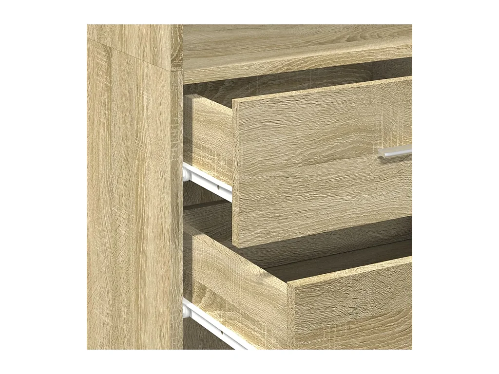 bahut commode armoire bois marron 45 x 42.5 x 185 cm 02_0034067