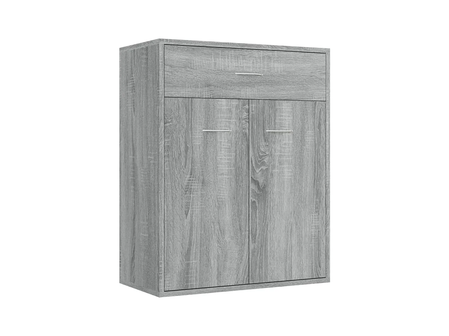 Aparador buffet cómoda armario unidad de almacenamiento organizador cocina salón salonsonoma 60 x 30 x 75 cm madera contrachapada gris 02_0036383