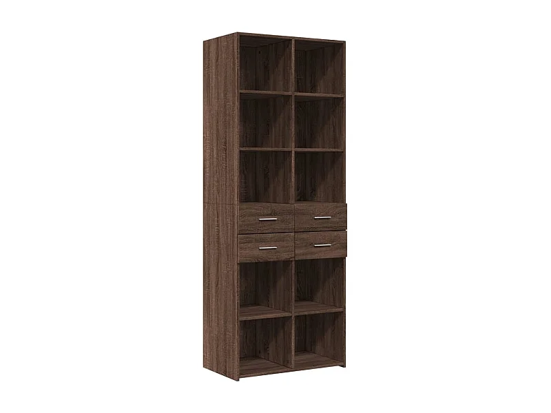 bahut commode armoire bois marron 70 x 42.5 x 185 cm 02_0033924