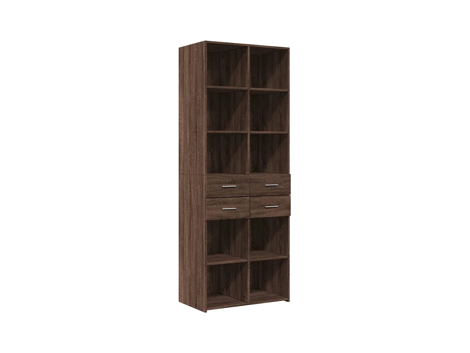 bahut commode armoire bois marron 70 x 42.5 x 185 cm 02_0033924