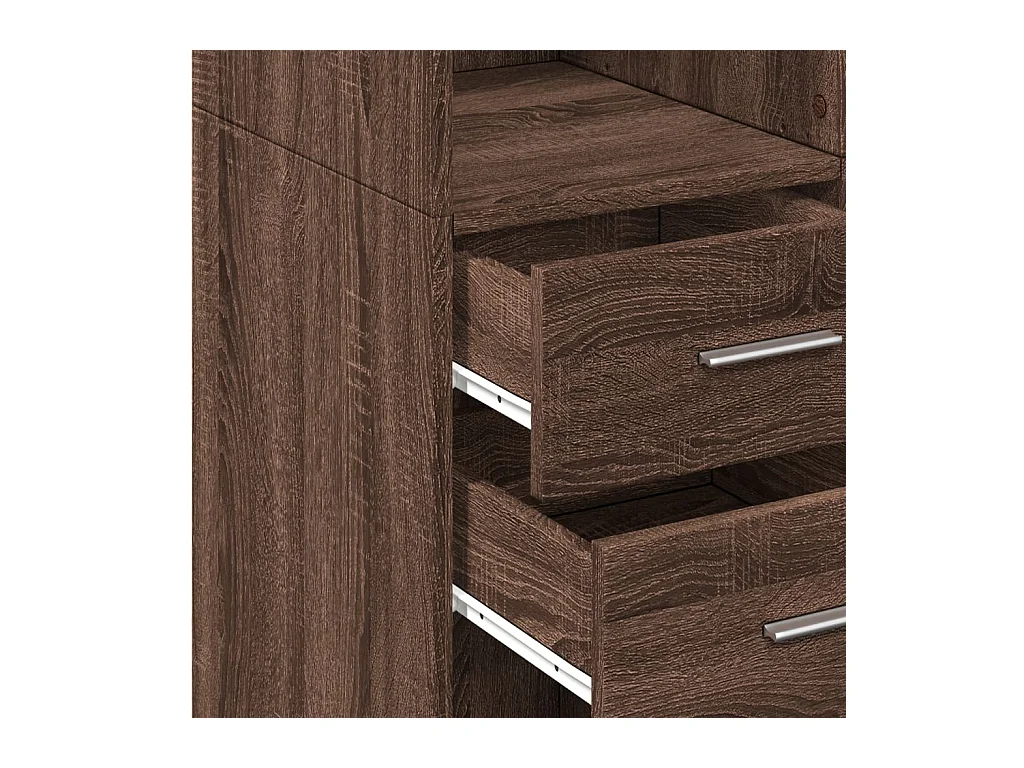 bahut commode armoire bois marron 70 x 42.5 x 185 cm 02_0033924