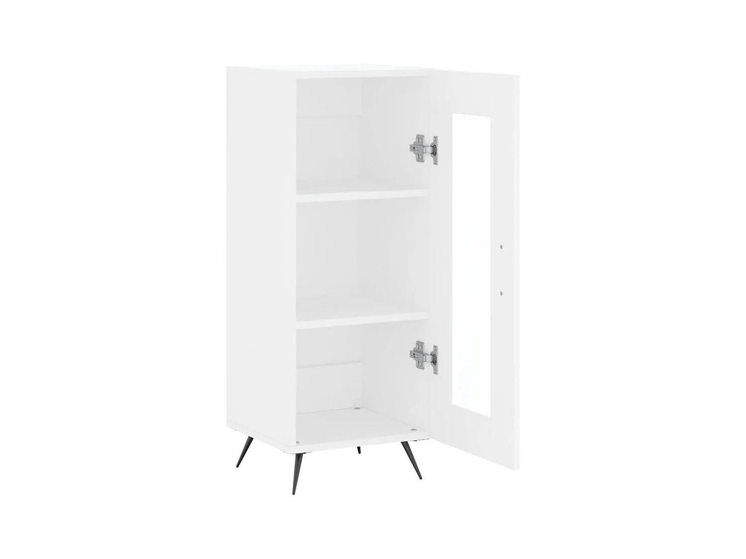 Credenza cassettiera cassettiera mobile contenitore organizer cucina soggiorno soggiorno 34,5 x 34 x 90 cm derivati ​​del legno bianco 02_0030283