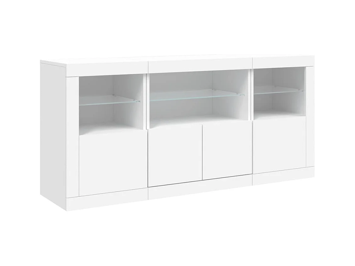 bahut commode armoire blanche 142.5 x 37 x 67 cm 02_0029829