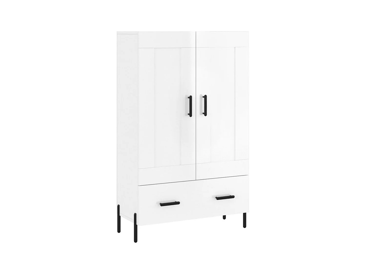 bahut commode armoire bois blanche 69.5 x 31 x 115 cm 02_0033002