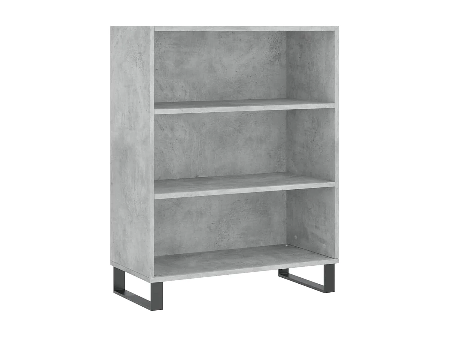 Aparador buffet cómoda mueble mueble de almacenamiento organizador cocina salón salón 69,5 x 32,5 x 180 cm madera contrachapada gris 02_0031998