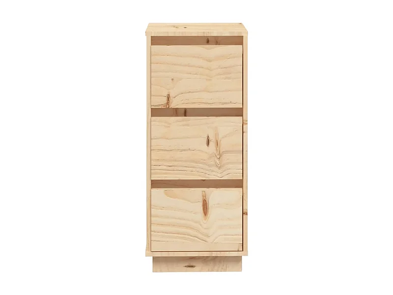 Credenza cassettiera cassettiera mobile contenitore organizer cucina soggiorno soggiorno 32 x 34 x 75 cm legno massello di pino marrone 02_0029571