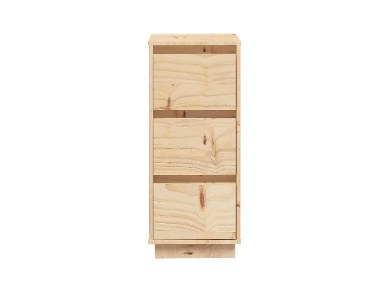 Credenza cassettiera cassettiera mobile contenitore organizer cucina soggiorno soggiorno 32 x 34 x 75 cm legno massello di pino marrone 02_0029571
