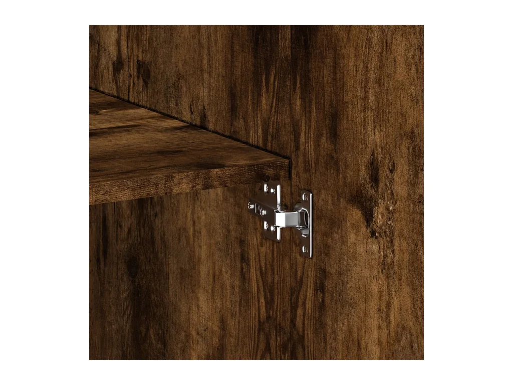 Aparador buffet cómoda armario mueble organizador cocina salón salón alto 80 x 42,5 x 249 cm madera contrachapada marrón 02_0033565