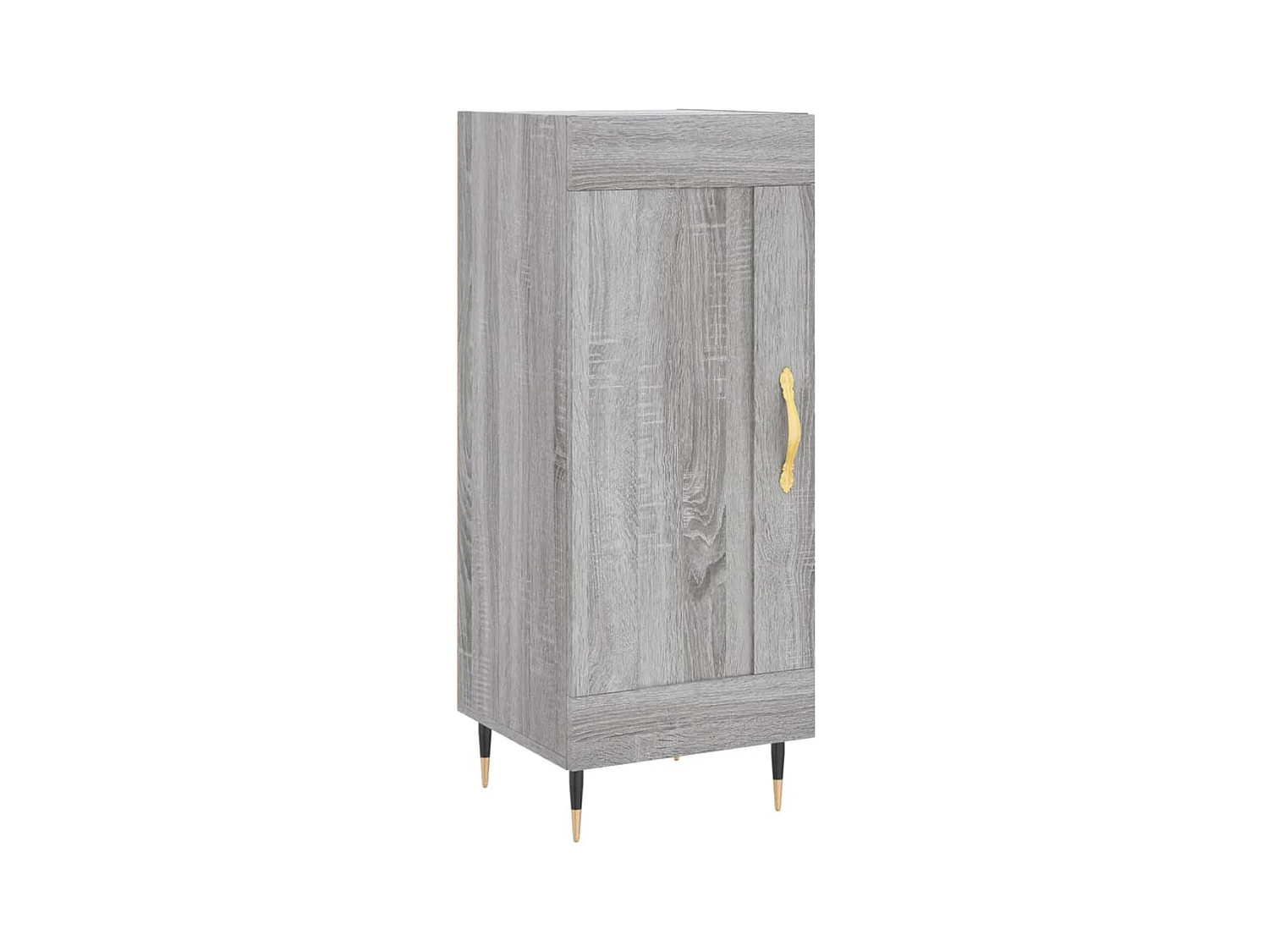 Aparador aparador cômoda armário armário organizador cozinha sala sala Sonoma 34,5 x 34 x 90 cm madeira trabalhada cinza 02_0036335