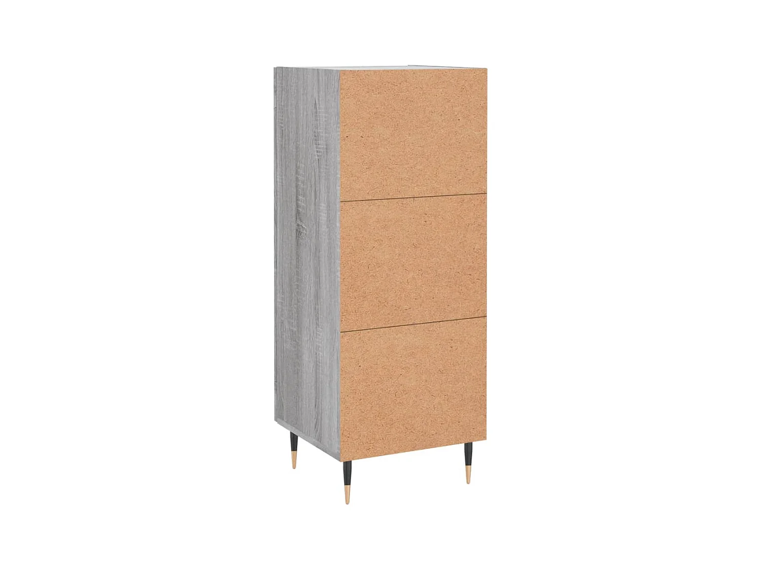 Aparador aparador cômoda armário armário organizador cozinha sala sala Sonoma 34,5 x 34 x 90 cm madeira trabalhada cinza 02_0036335