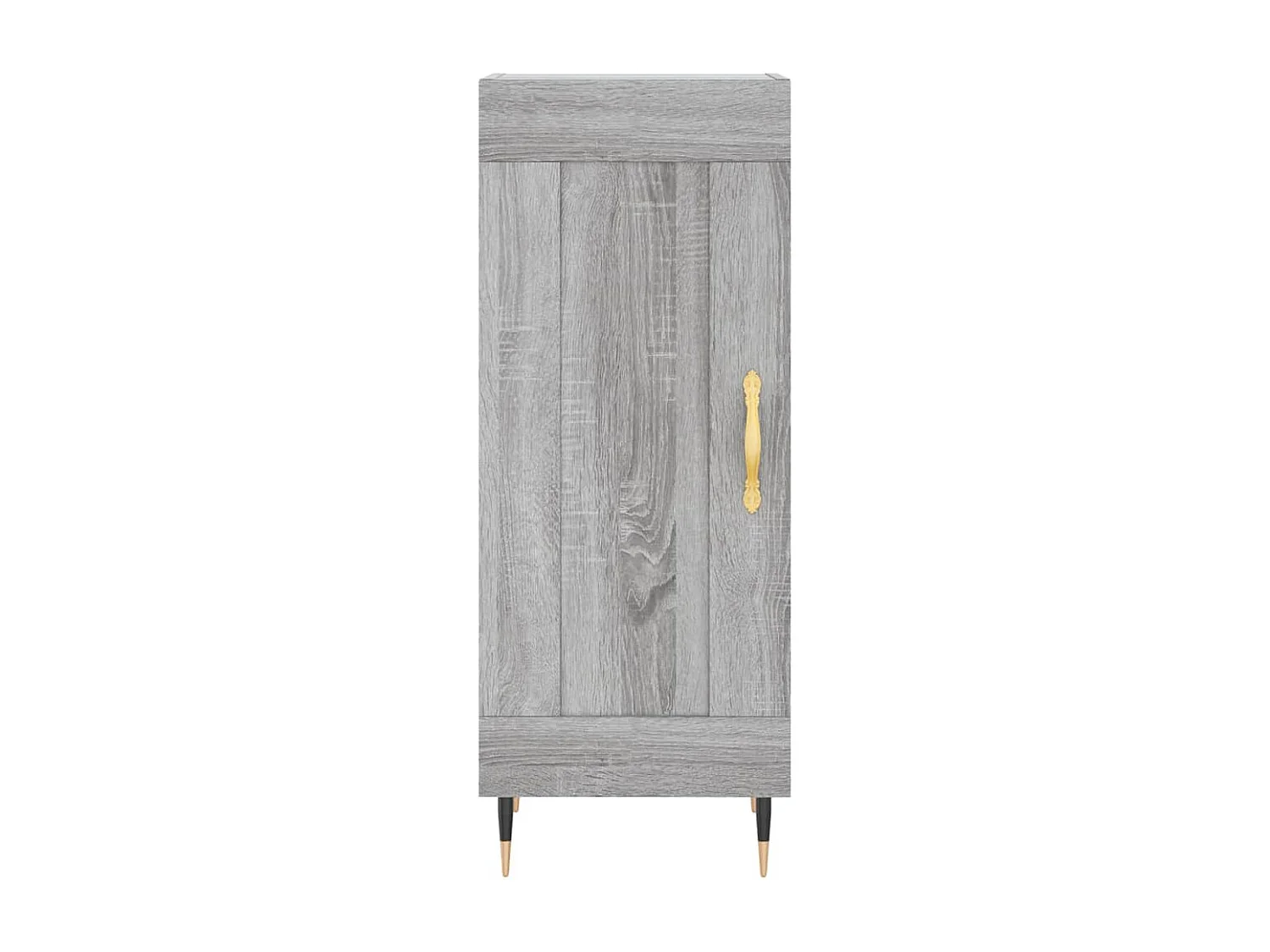Credenza credenza cassettiera mobile contenitore organizer cucina soggiorno soggiorno Sonoma 34,5 x 34 x 90 cm derivati ​​del legno grigio 02_0036335