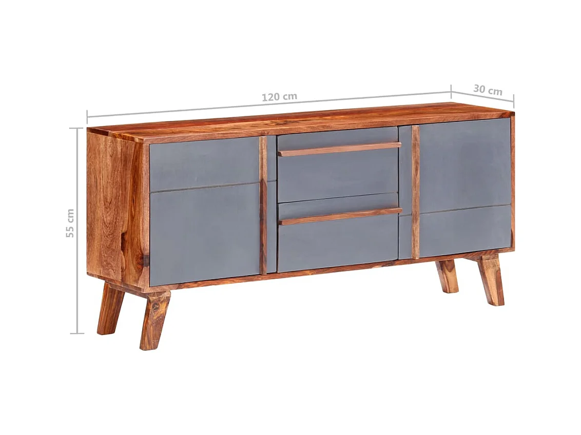 bahut commode armoire bois marron 120 x 30 x 55 cm 02_0031779