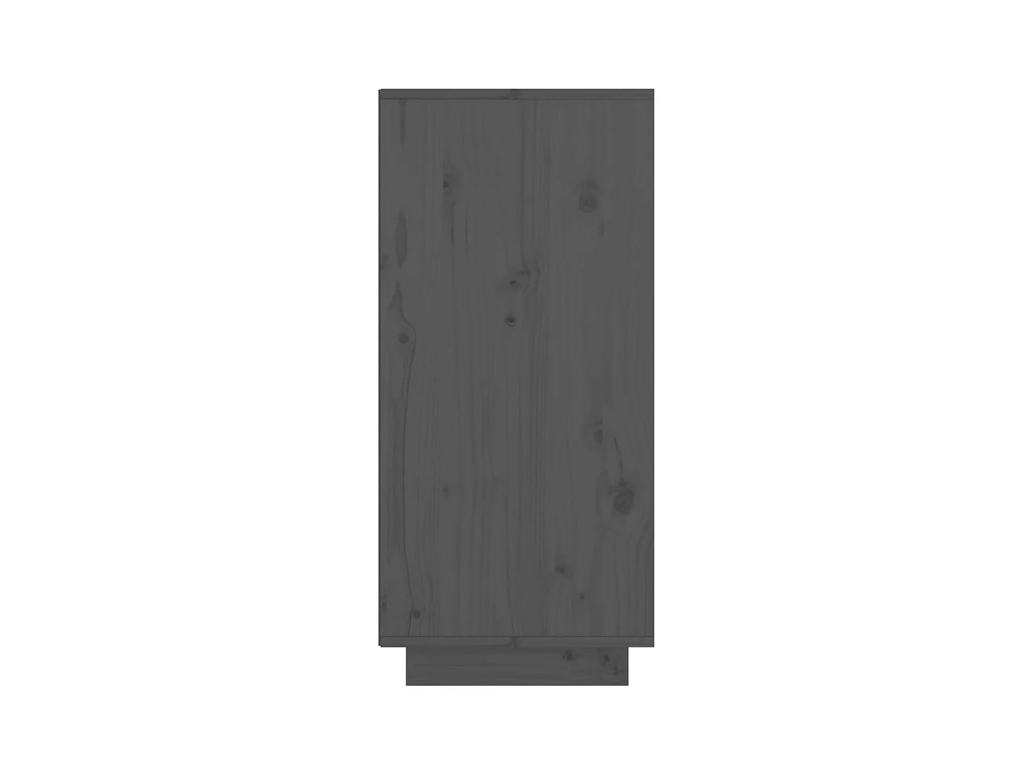 Buffet aparador cômoda armário organizador cozinha sala de estar 60 x 34 x 75 cm madeira de pinho cinza maciço 02_0031795