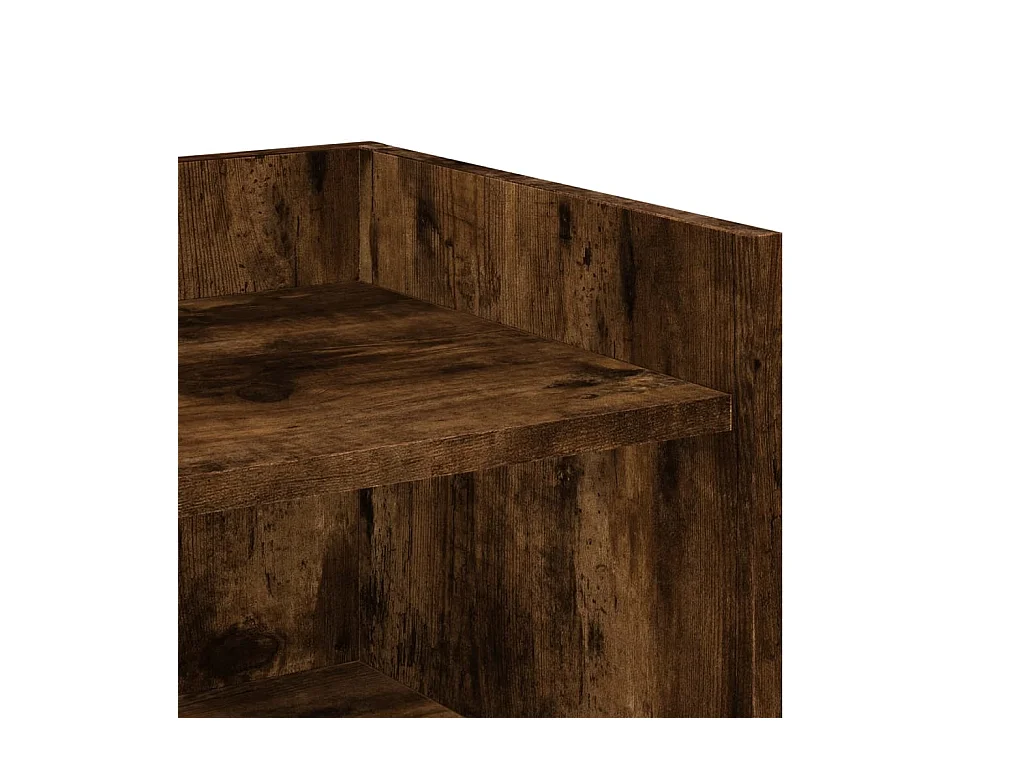 Buffet aparador cômoda armário unidade de armazenamento organizador cozinha sala sala 45 x 35 x 75 cm madeira trabalhada marrom 02_0030947