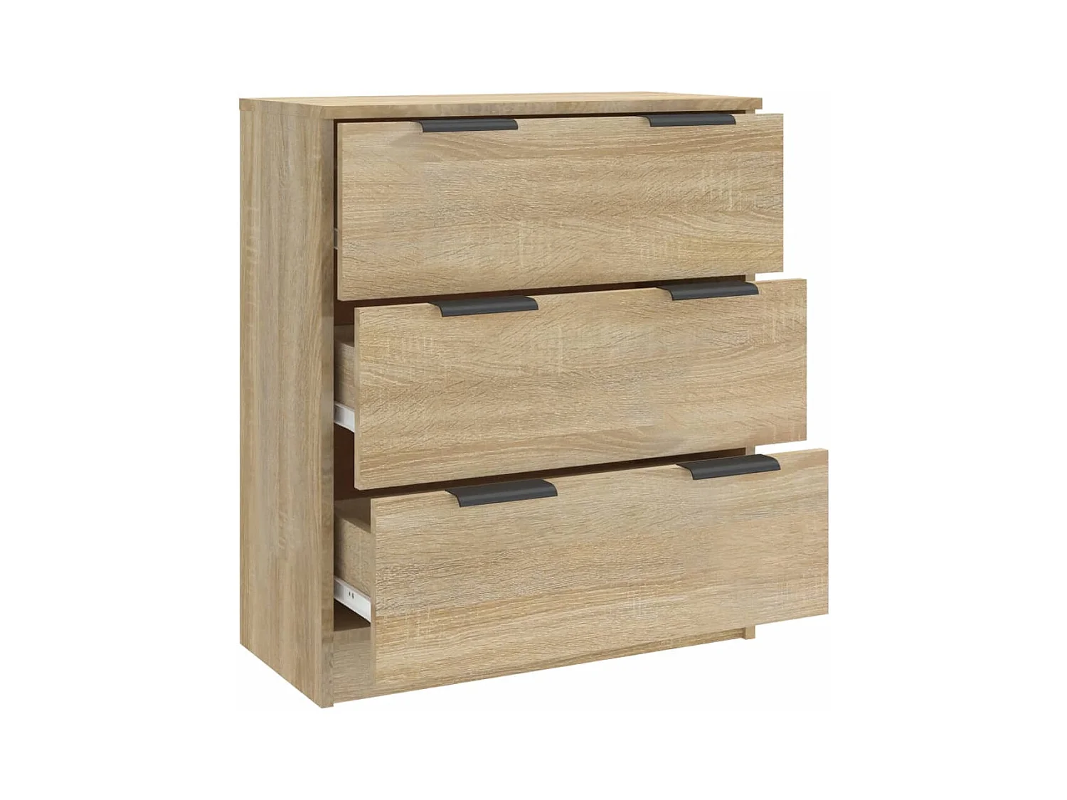 Credenza cassettiera cassettiera mobile contenitore organizer cucina soggiorno soggiorno Sonoma 60 x 30 x 70 cm derivati ​​del legno marrone 02_0031585