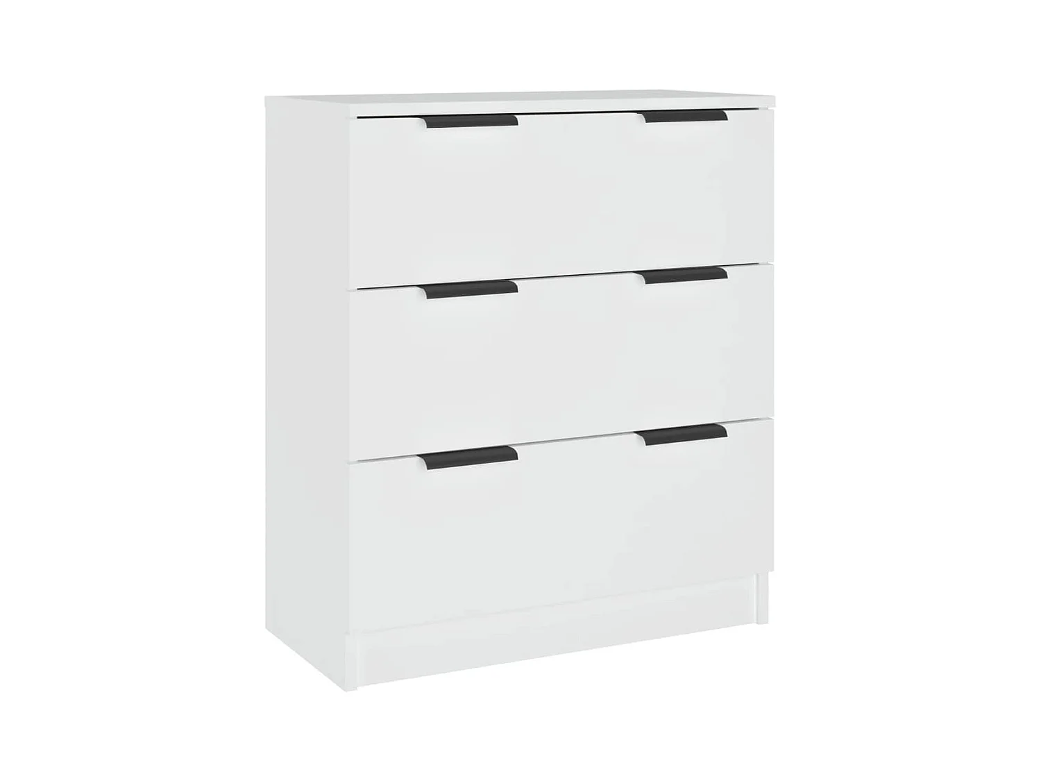 Credenza buffet cassettiera mobile contenitore organizer cucina soggiorno soggiorno 60 x 30 x 70 cm derivati ​​del legno bianco 02_0030327