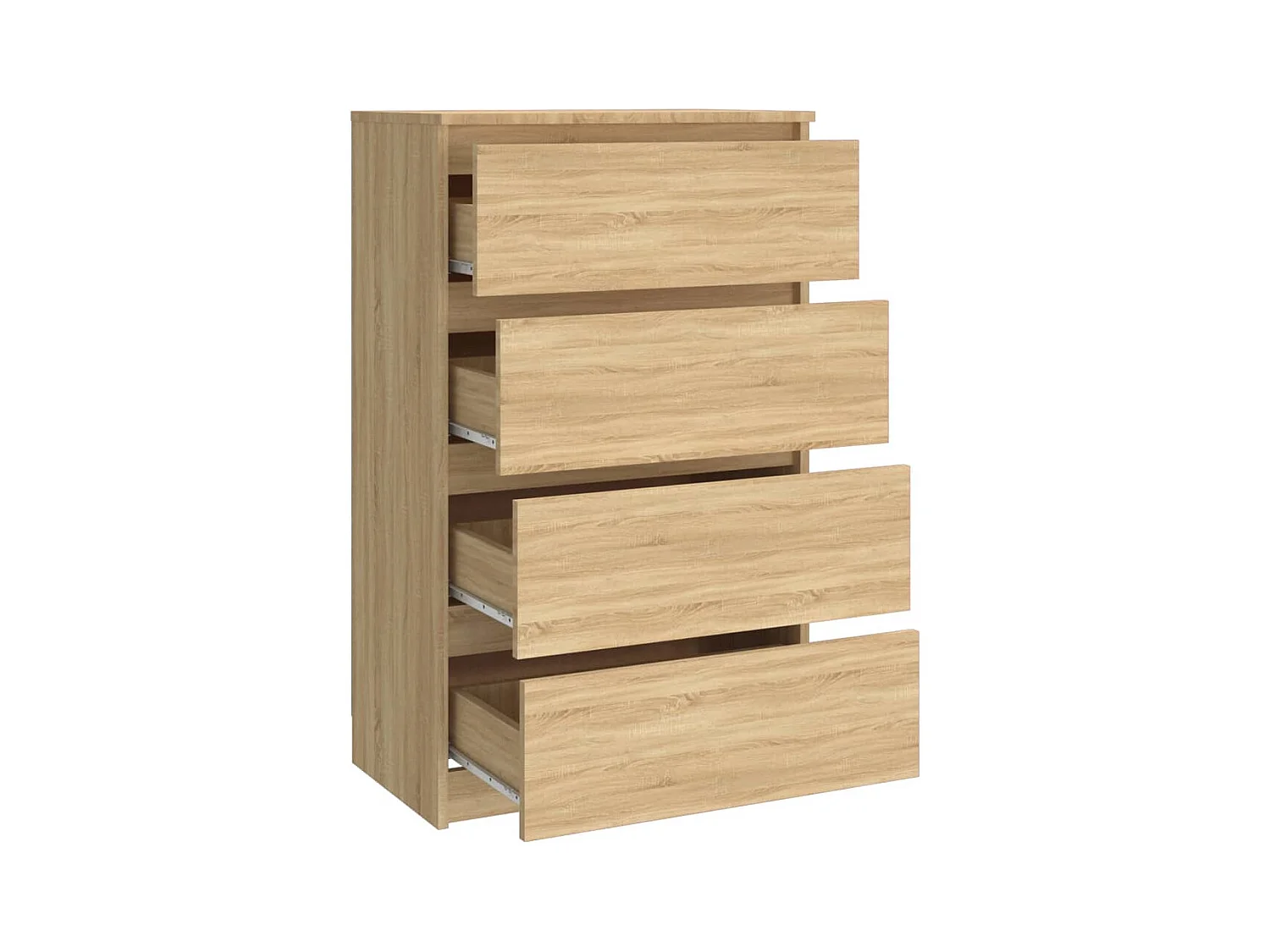 Aparador buffet cómoda armario unidad de almacenamiento organizador cocina salón salón Sonoma 60 x 35 x 98,5 cm madera contrachapada marrón 02_0031617