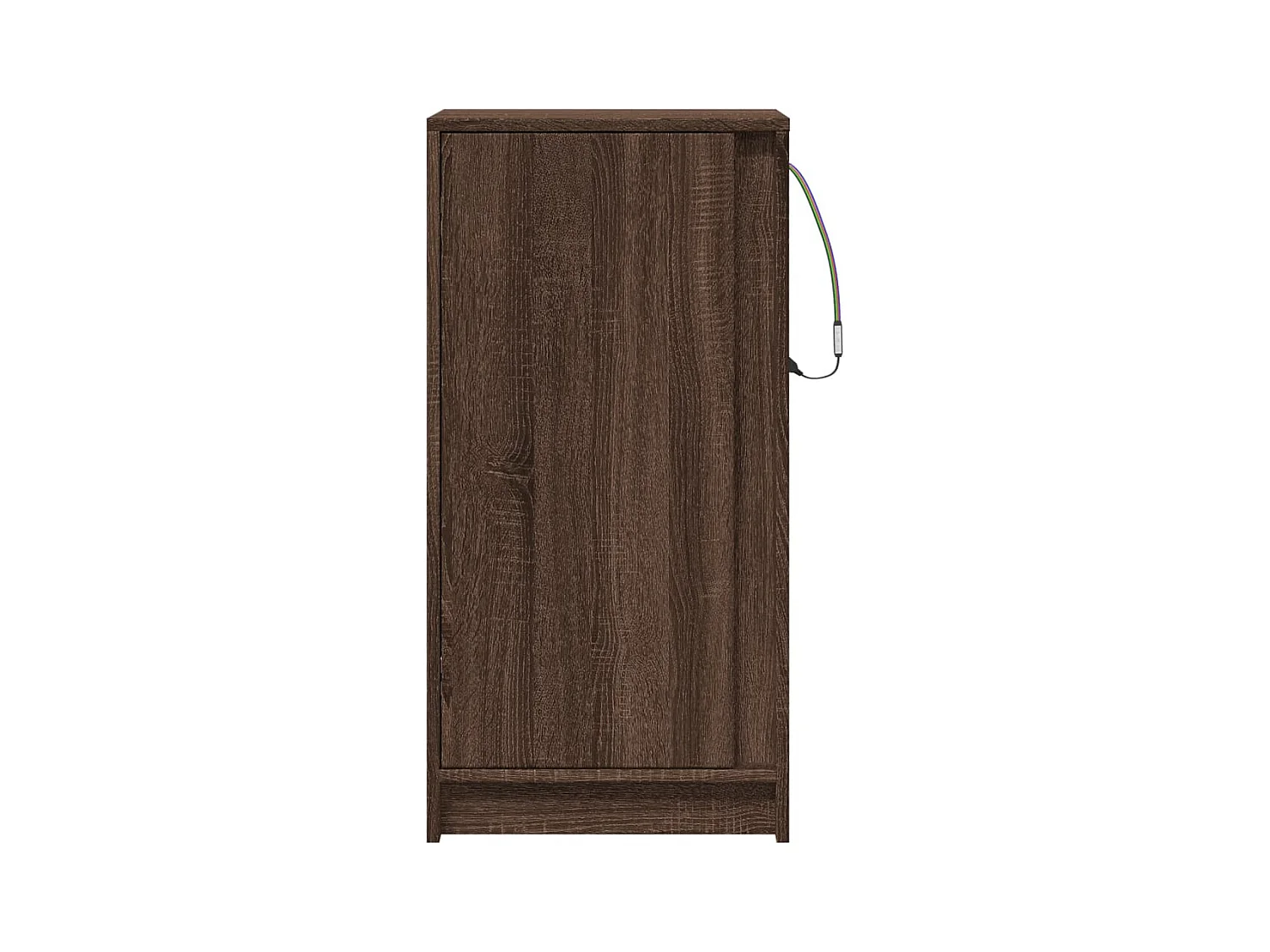 Aparador cómoda cómoda armario mueble organizador cocina salón salón con LED 42,5 x 34 x 85 cm madera contrachapada marrón 02_0029788