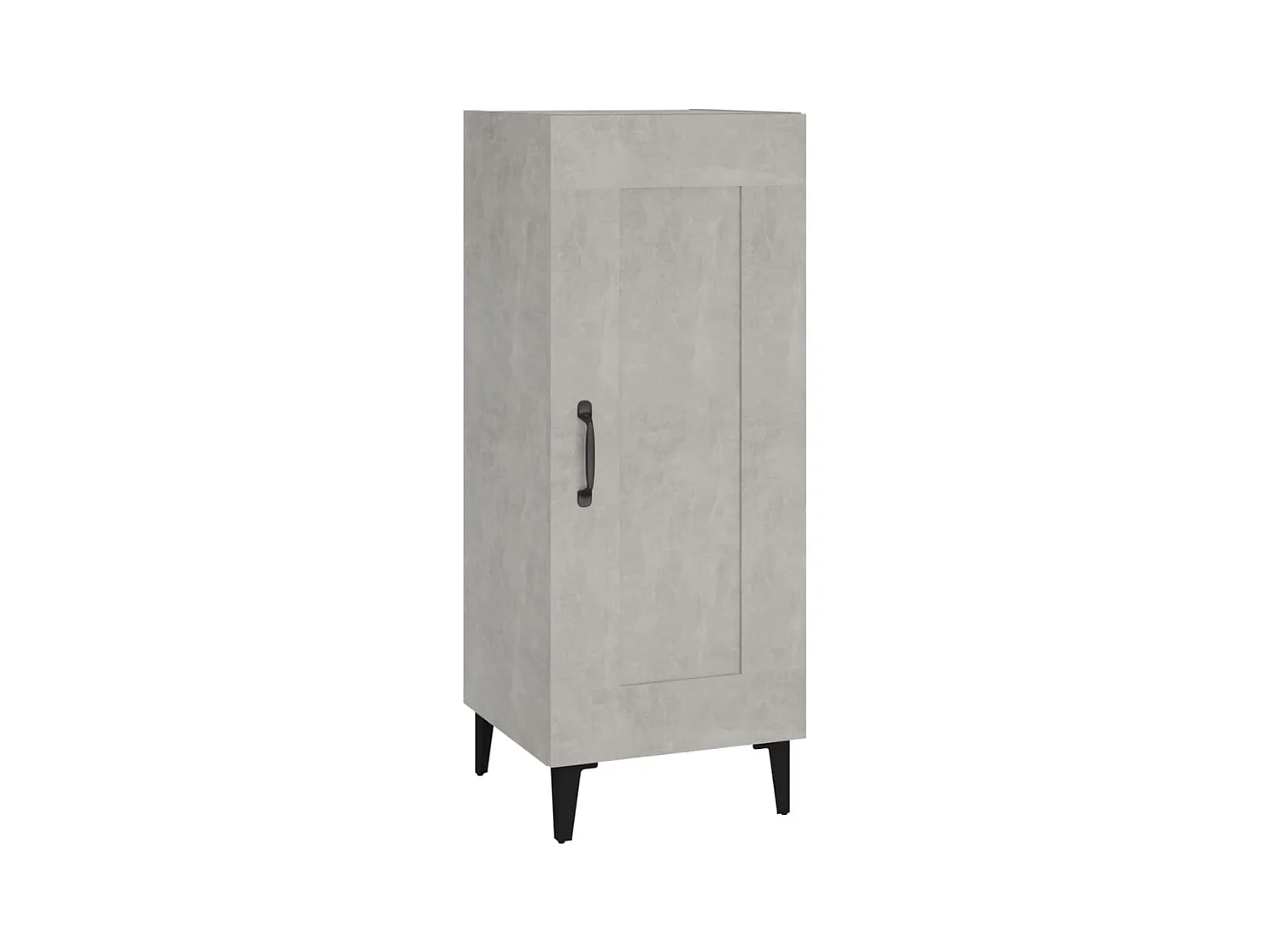 Aparador buffet cómoda mueble mueble de almacenaje organizador cocina salón salón 34,5 x 34 x 90 cm madera contrachapada gris 02_0031886