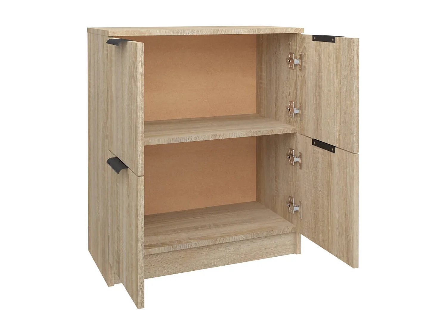 Aparador cômoda armário armário organizador cozinha sala sala Sonoma 60 x 30 x 70 cm madeira trabalhada marrom 02_0031584