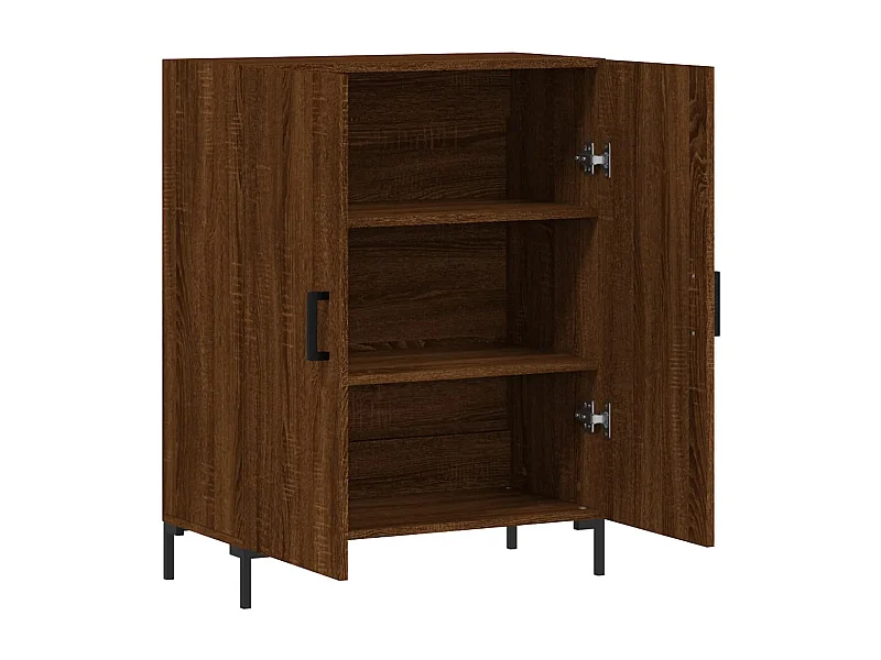 Buffet aparador cômoda armário unidade de armazenamento organizador cozinha sala de estar 69,5 x 34 x 90 cm madeira trabalhada marrom 02_0031390