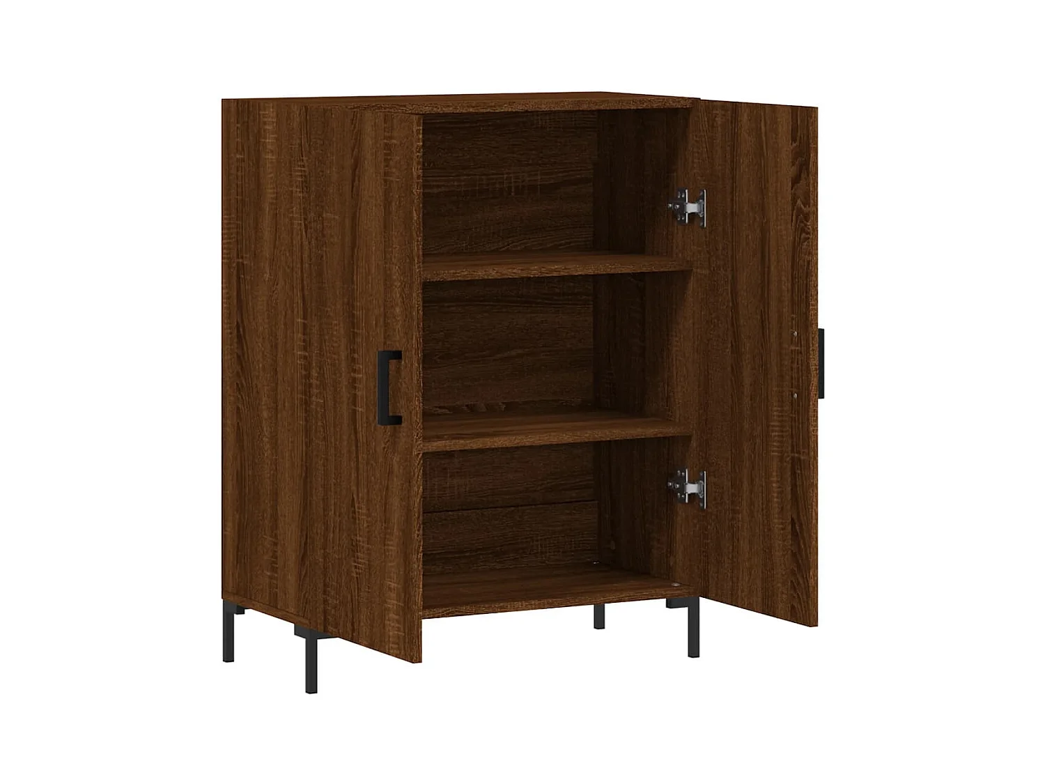 Buffet aparador cômoda armário unidade de armazenamento organizador cozinha sala de estar 69,5 x 34 x 90 cm madeira trabalhada marrom 02_0031390