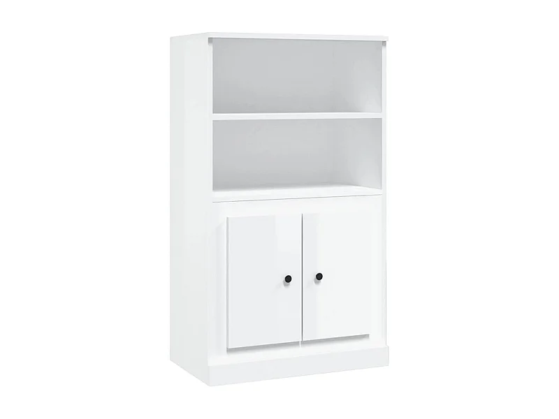 Aparador cómoda cómoda mueble mueble de almacenaje organizador cocina salón salón alto brillo 60 x 35,5 x 103,5 cm madera contrachapada blanco 02_0032983