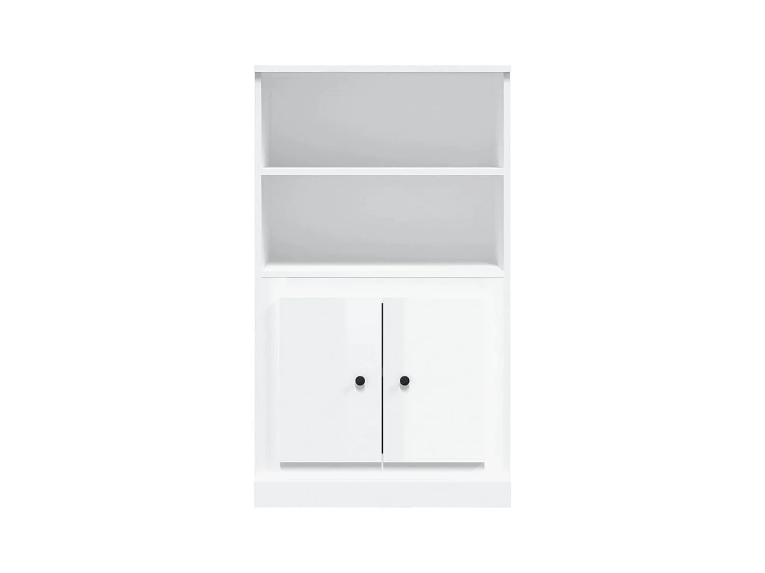 Aparador cómoda cómoda mueble mueble de almacenaje organizador cocina salón salón alto brillo 60 x 35,5 x 103,5 cm madera contrachapada blanco 02_0032983