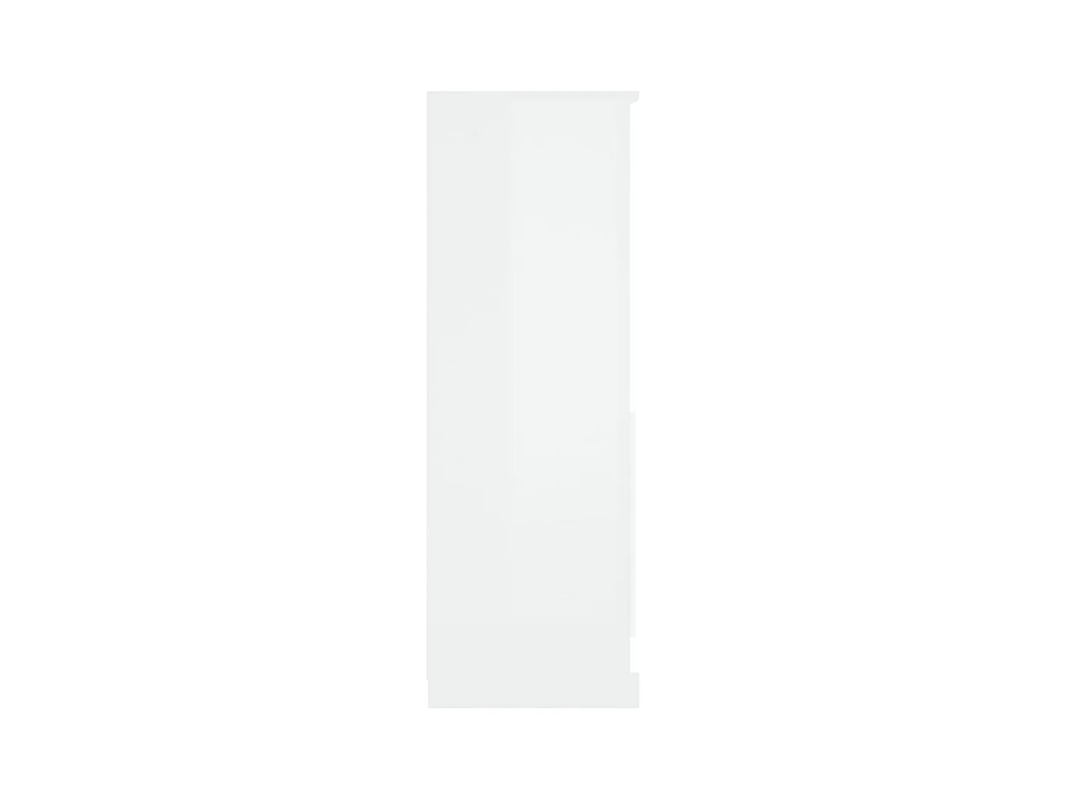 Aparador cómoda cómoda mueble mueble de almacenaje organizador cocina salón salón alto brillo 60 x 35,5 x 103,5 cm madera contrachapada blanco 02_0032983