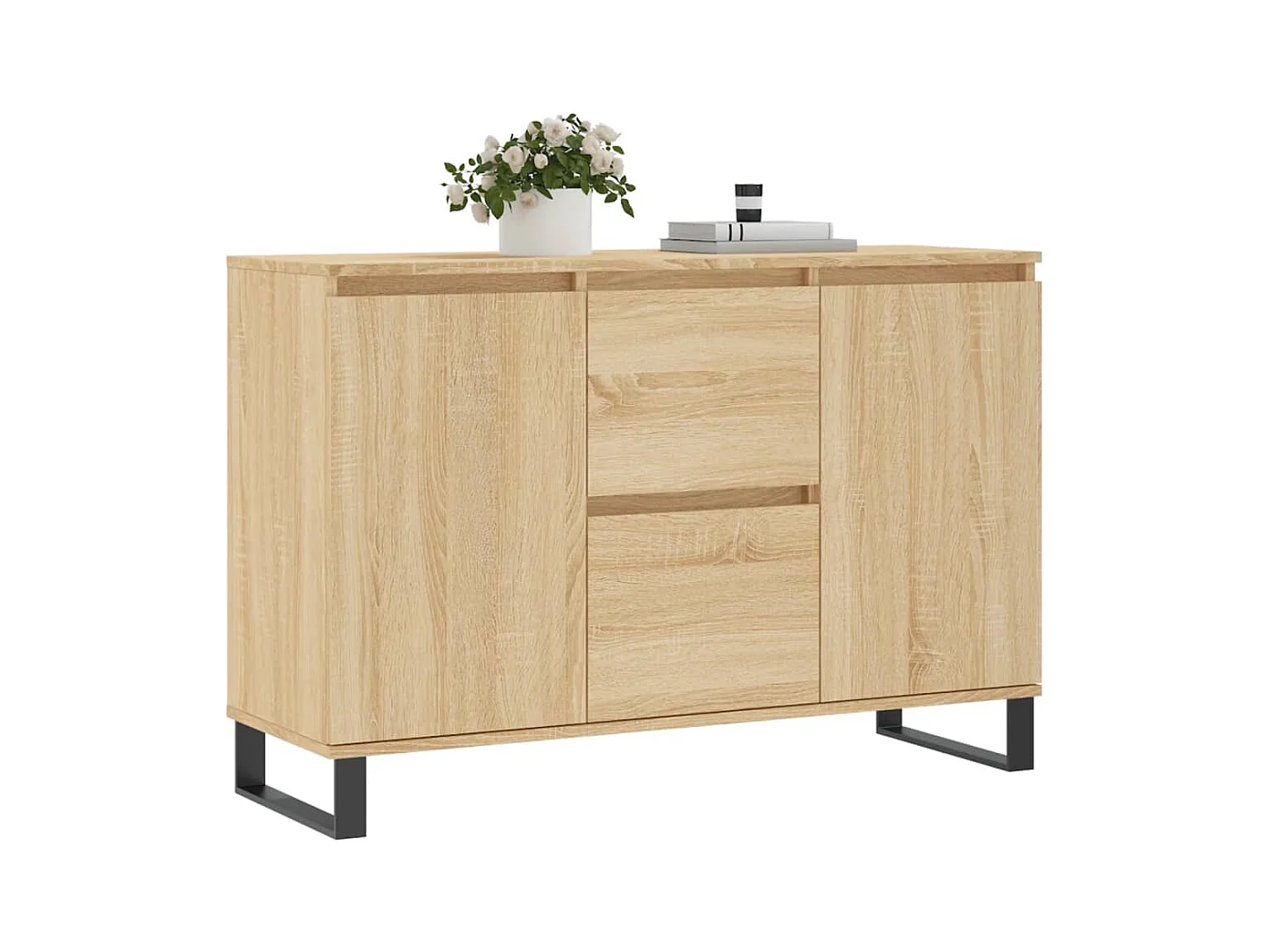 bahut commode armoire bois marron 104 x 35 x 70 cm 02_0031488