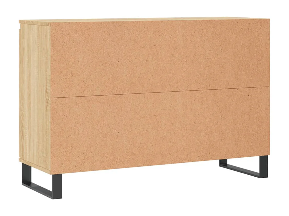 Aparador cômoda armário armário organizador cozinha sala sala Sonoma 104 x 35 x 70 cm madeira trabalhada marrom 02_0031488